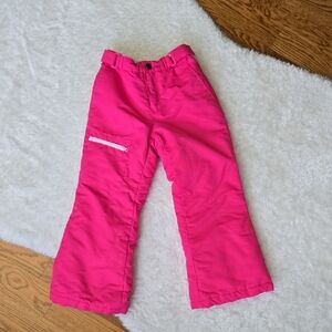 Swiss Tech Pink Snow Pants, Girls Size Small